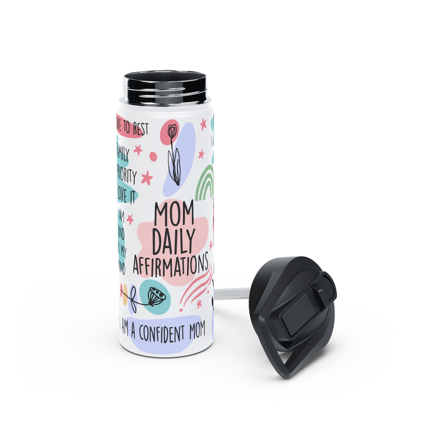 MOM Affirmations Insulated water bottle