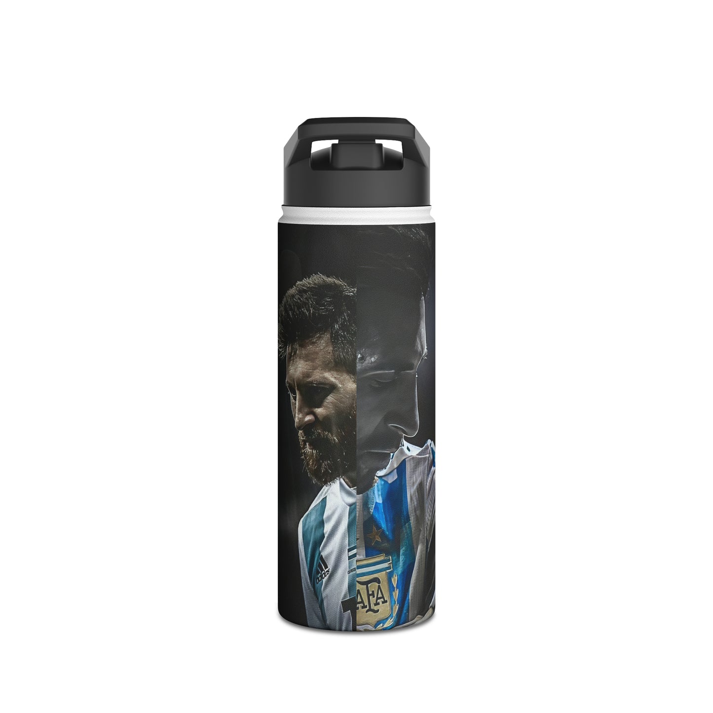 Argentina Messi #10 Soccer G.O.A.T triple-Insulated sports water bottle