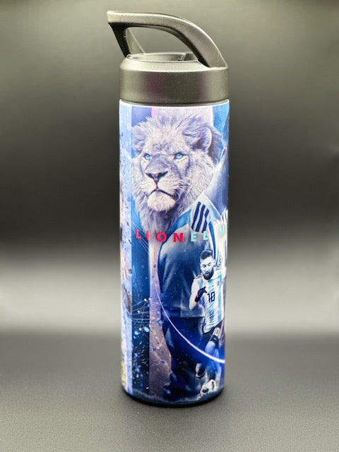 Argentina Messi #10 Soccer themed Triple-Insulated Sports Water Bottle