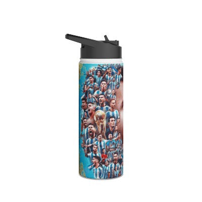 Argentina Champions 2022 Messi #10 Insulated water bottle