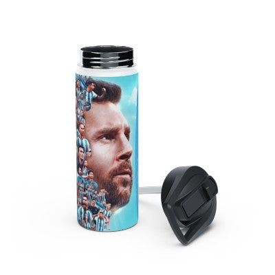 Argentina Champions 2022 Messi #10 Insulated water bottle