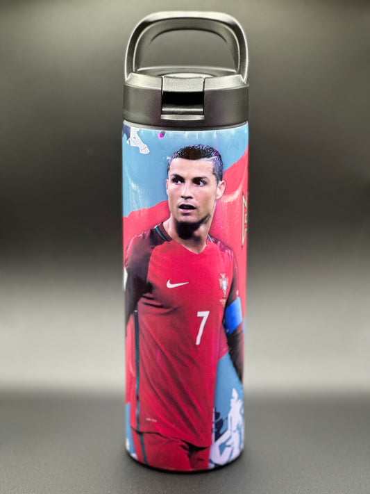 Cristiano Ronaldo insulated water bottle