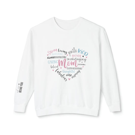 MOM Inspirational words crewneck sweatshirt