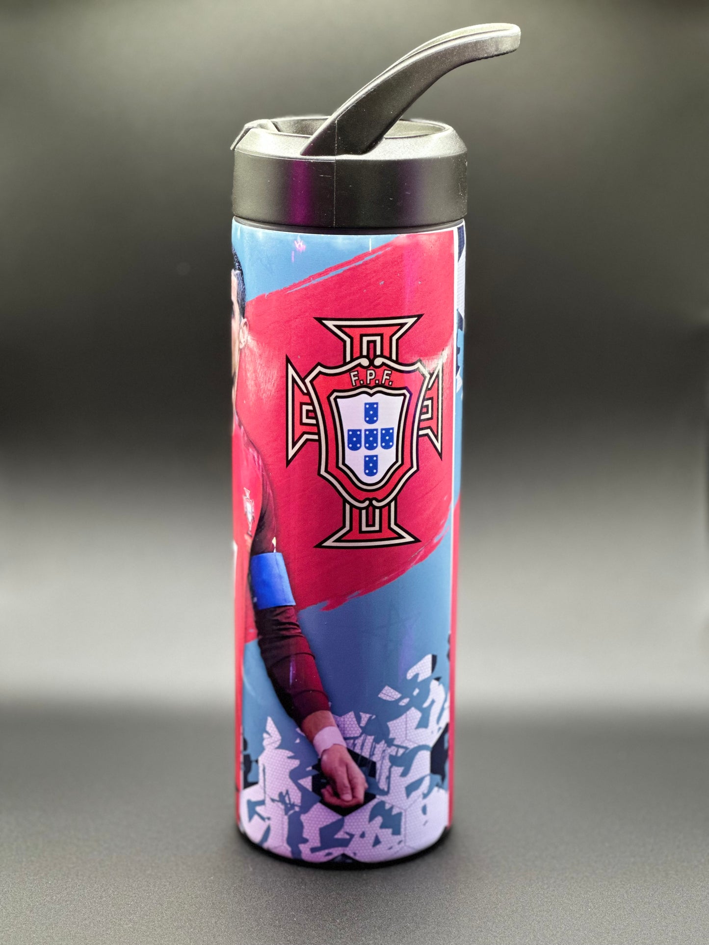 Cristiano Ronaldo insulated water bottle