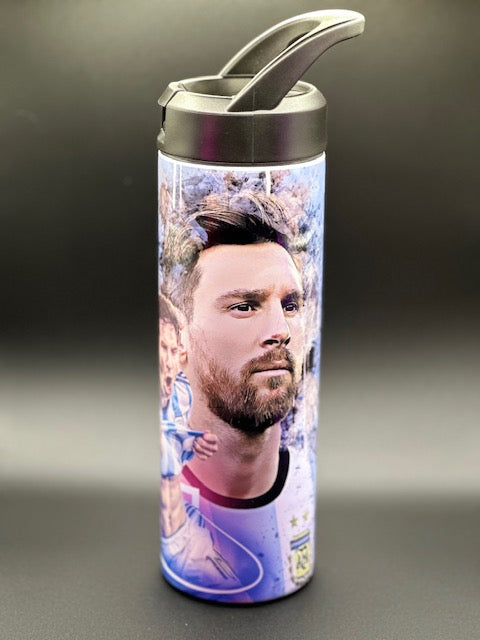 Argentina Messi #10 Soccer themed Triple-Insulated Sports Water Bottle